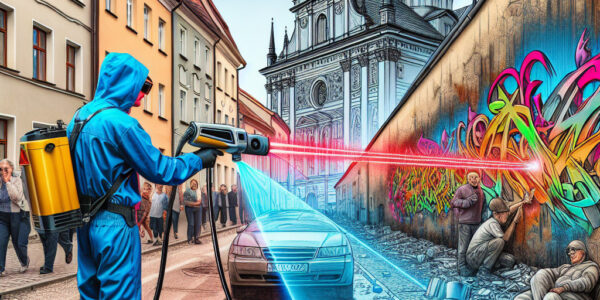 Laserowe usuwanie graffiti Racibórz
