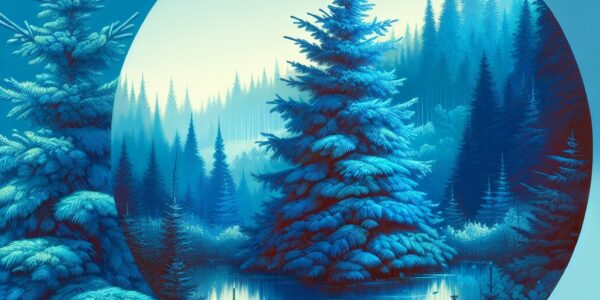 Blau Fichte