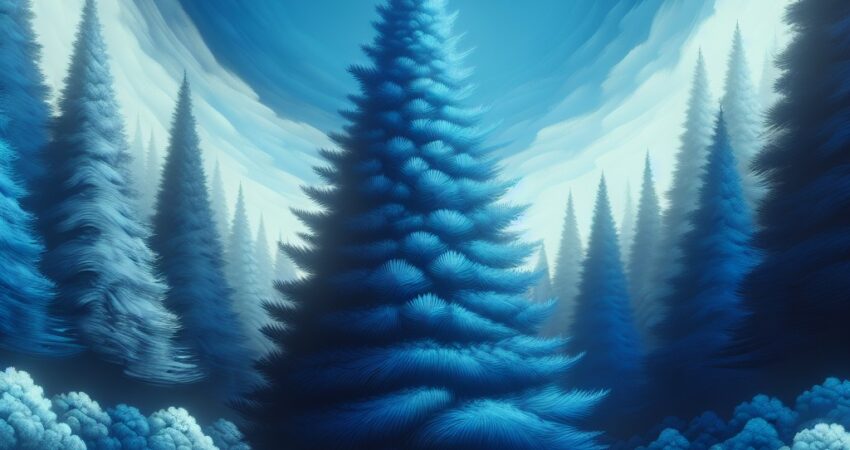 Blau Fichte